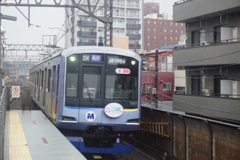 新丸子駅から武蔵小杉駅の乗車記録(乗りつぶし)写真