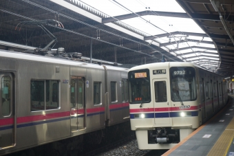 京王多摩川駅から調布駅の乗車記録(乗りつぶし)写真