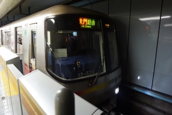 清澄白河駅から月島駅の乗車記録(乗りつぶし)写真