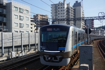 登戸駅から新宿駅の乗車記録(乗りつぶし)写真