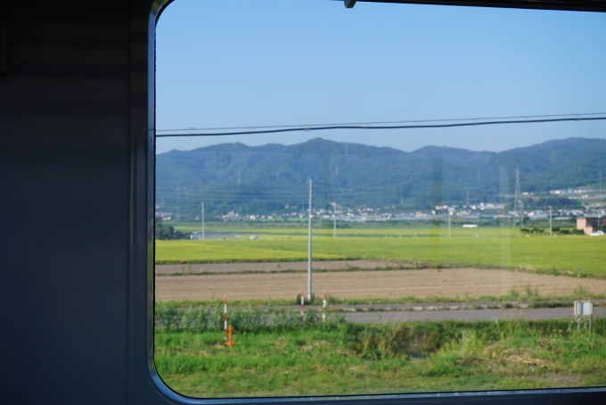 鉄道乗車記録の写真:車窓・風景(8)        「七飯から新函館北斗間の風景」