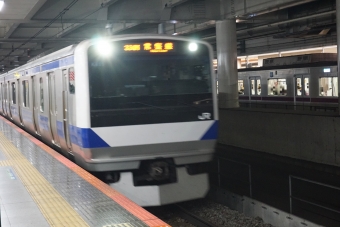 北千住駅から上野駅の乗車記録(乗りつぶし)写真