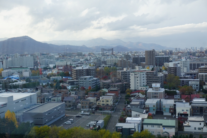 鉄道乗車記録の写真:旅の思い出(12)        「札幌ドーム展望室からみた景色1」