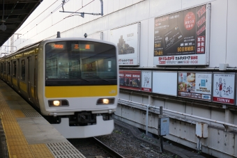 錦糸町駅から両国駅の乗車記録(乗りつぶし)写真