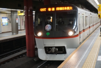 浅草駅から押上駅の乗車記録(乗りつぶし)写真