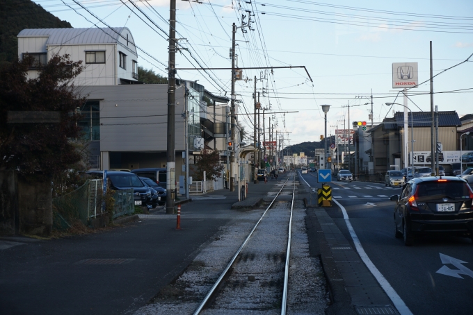 鉄道乗車記録の写真:車窓・風景(6)        「とさでん交通鳴谷停留場」