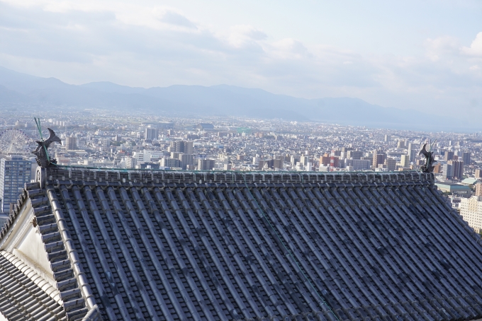 鉄道乗車記録の写真:旅の思い出(5)        「松山城天守閣からの眺め1」