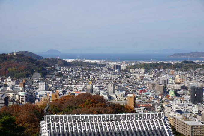 鉄道乗車記録の写真:旅の思い出(8)        「松山城天守閣からの眺め4」