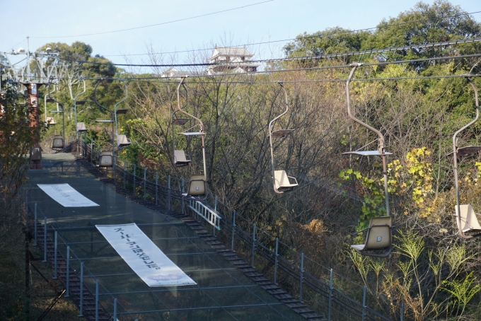 鉄道乗車記録の写真:旅の思い出(10)        「松山城に行くときはリフトを利用」