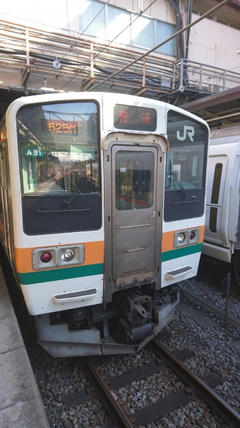 高崎駅から長野原草津口駅の乗車記録(乗りつぶし)写真