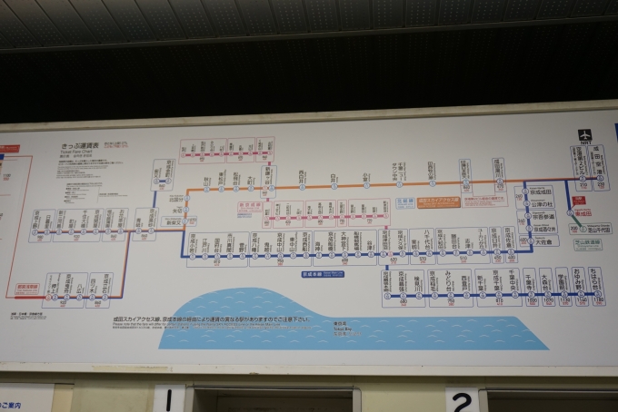 鉄道乗車記録の写真:駅舎・駅施設、様子(15)        「東成田駅きっぷ運賃」