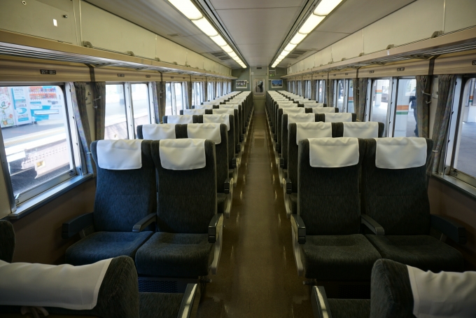 鉄道乗車記録の写真:車内設備、様子(13)        「JR東日本 モハ184-19車内」