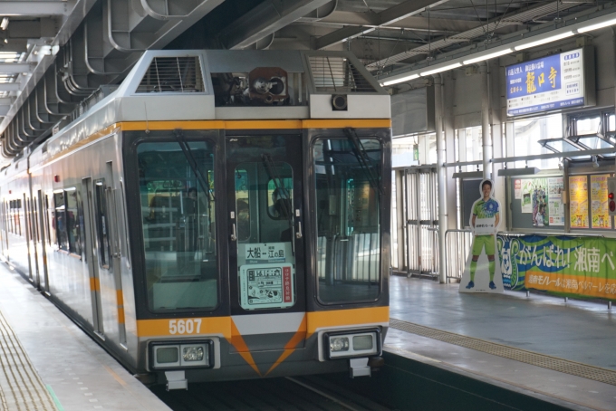 鉄道乗車記録の写真:乗車した列車(外観)(4)        「湘南モノレール 5607」