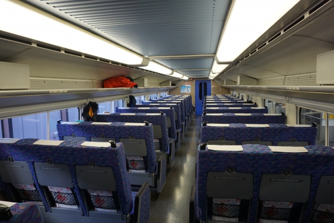 鉄道乗車記録の写真:車内設備、様子(5)        「JR東日本 E456-125の2階」
