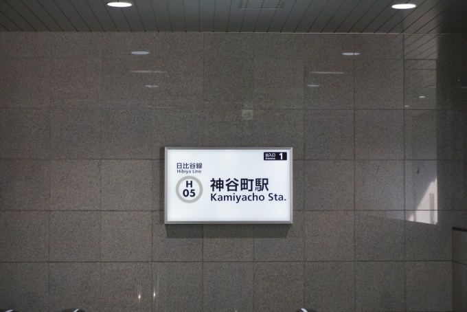 鉄道乗車記録の写真:駅舎・駅施設、様子(2)        「神谷町駅出入口1」