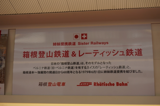 鉄道乗車記録の写真:車内設備、様子(8)        「箱根登山鉄道とレーティッシュ鉄道」