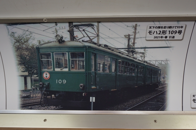 鉄道乗車記録の写真:車内設備、様子(5)        「箱根登山鉄道モハ2形電車109写真1」