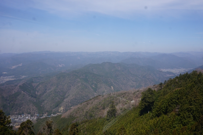鉄道乗車記録の写真:旅の思い出(26)        「比叡山頂ロープウェイから見た風景」