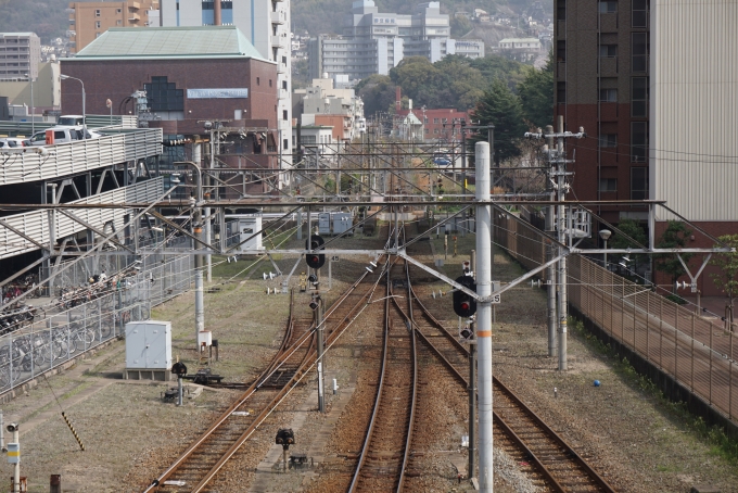 鉄道乗車記録の写真:車窓・風景(32)        「三原方面に向かう線路」
