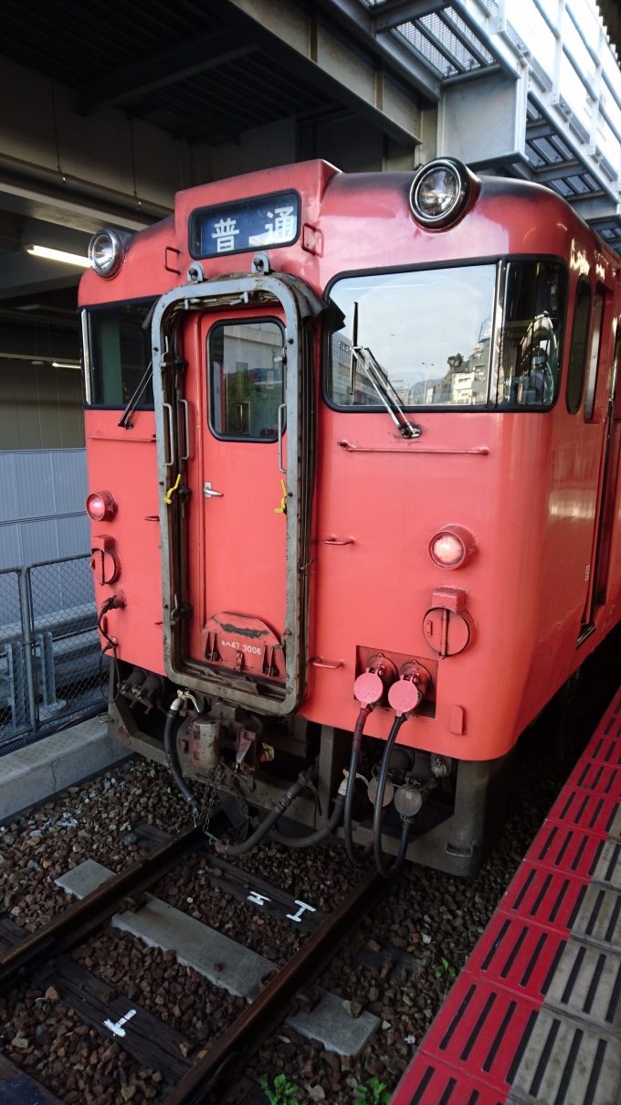 鉄道乗車記録の写真:駅舎・駅施設、様子(3)        「キハ47形」