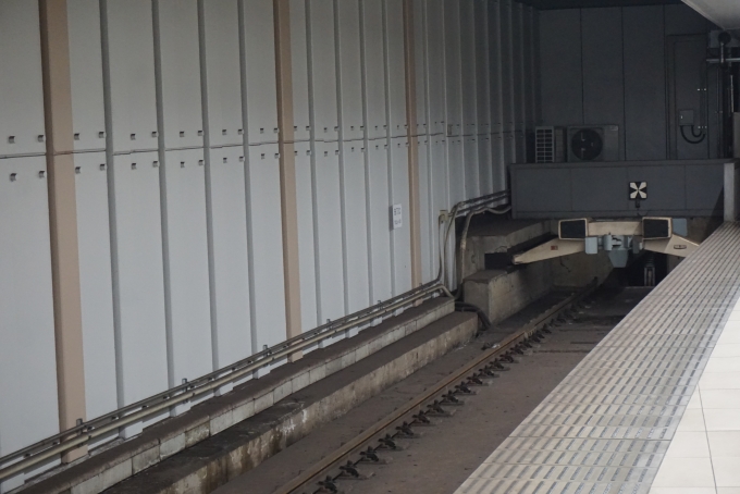 鉄道乗車記録の写真:駅舎・駅施設、様子(3)        「京成上野駅車止め」