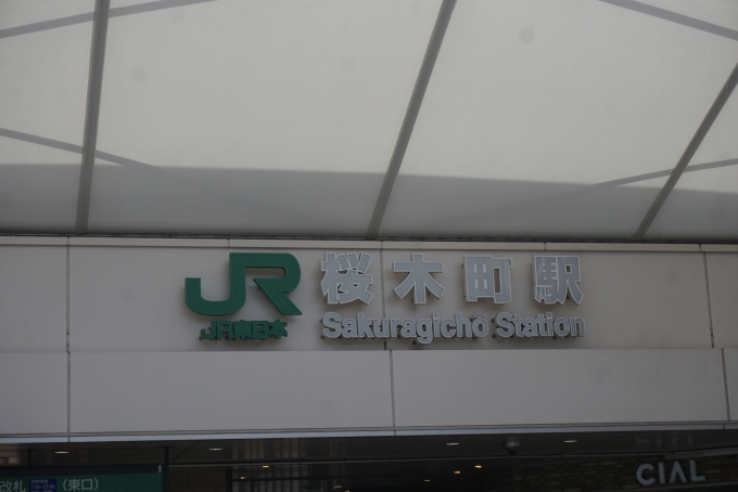 鉄道乗車記録の写真:駅名看板(5)        「桜木町駅」