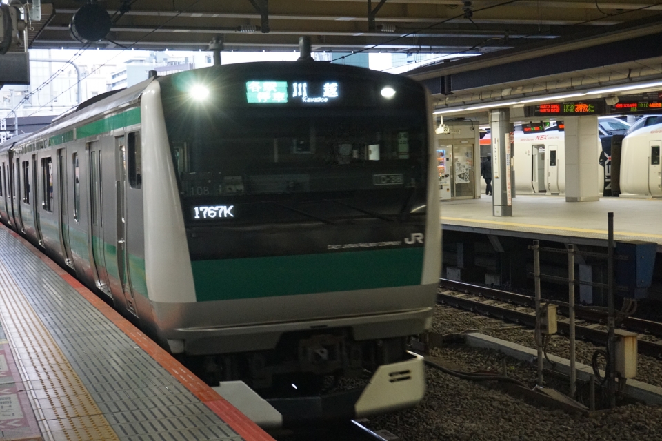 鉄道乗車記録「新宿駅から武蔵浦和駅」乗車した列車(外観)の写真(1) by トレイン 撮影日時:2021年04月24日