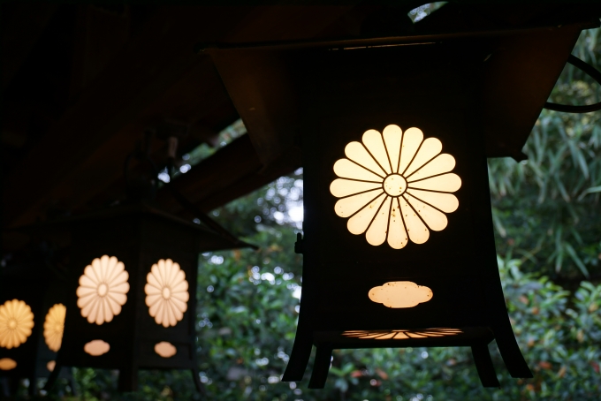 鉄道乗車記録の写真:旅の思い出(30)        「川越氷川神社にある灯り２」