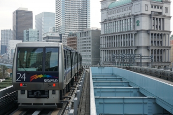 新橋駅から汐留駅の乗車記録(乗りつぶし)写真