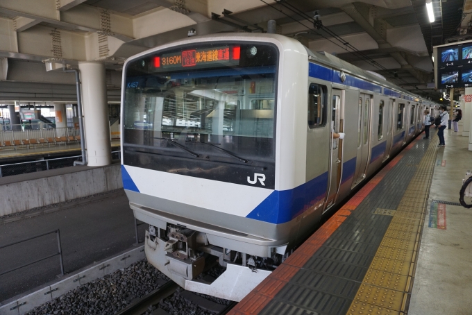 鉄道乗車記録の写真:乗車した列車(外観)(3)        「JR東日本 クハE531-1007」