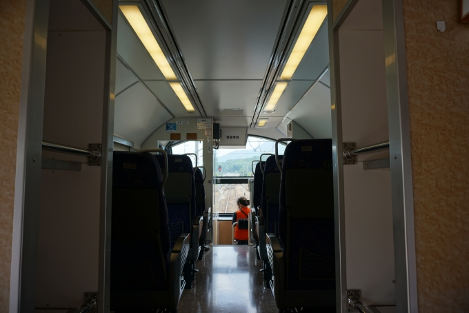 鉄道乗車記録の写真:車内設備、様子(7)        「会津鉄道 AT-401
展望席」
