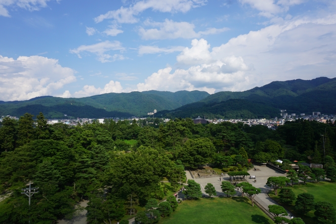 鉄道乗車記録の写真:旅の思い出(37)        「鶴ヶ城からの風景2」