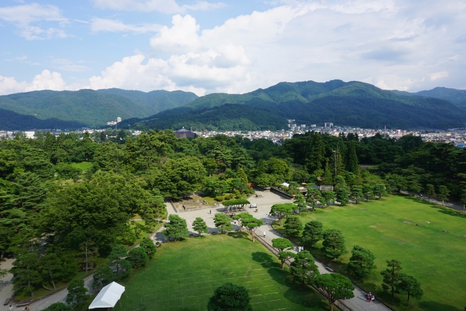 鉄道乗車記録の写真:旅の思い出(38)        「鶴ヶ城からの風景3」