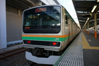 熱海駅から上野駅の乗車記録(乗りつぶし)写真