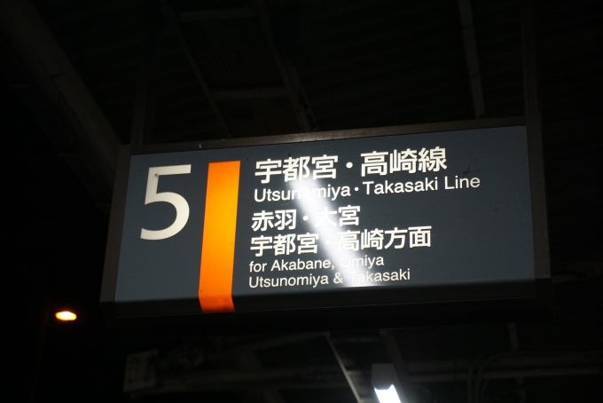 鉄道乗車記録の写真:駅舎・駅施設、様子(4)        「上野駅5番線」
