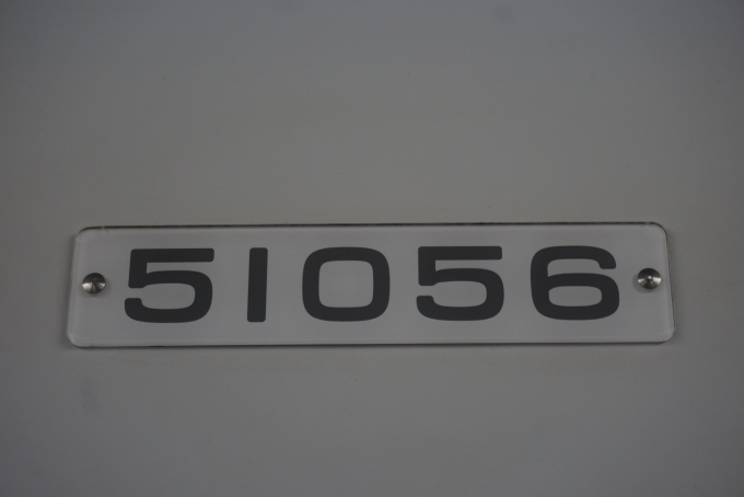 鉄道乗車記録の写真:車両銘板(3)        「東武鉄道 51056」