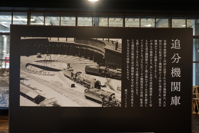 鉄道乗車記録の写真:旅の思い出(22)        「追分機関庫昔の写真」