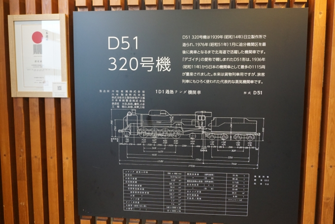 鉄道乗車記録の写真:旅の思い出(24)        「D51320詳細」