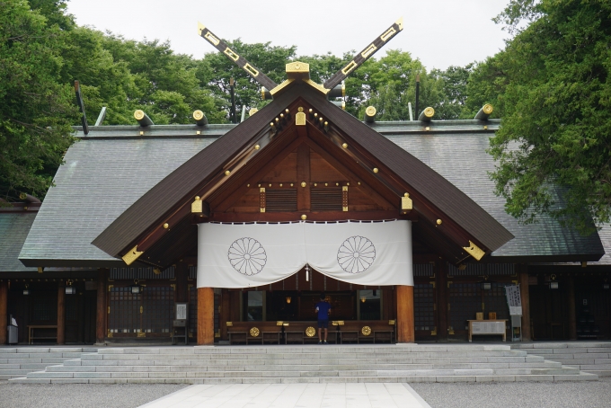 鉄道乗車記録の写真:旅の思い出(7)        「北海道神宮本殿」