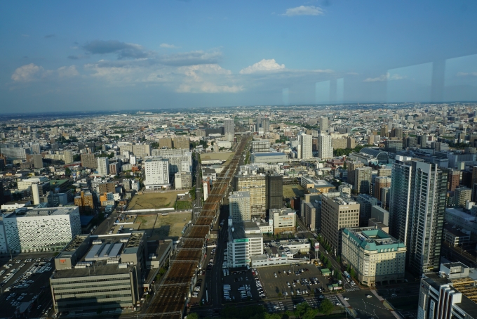 鉄道乗車記録の写真:旅の思い出(14)        「JRタワー38階から撮影した風景3」