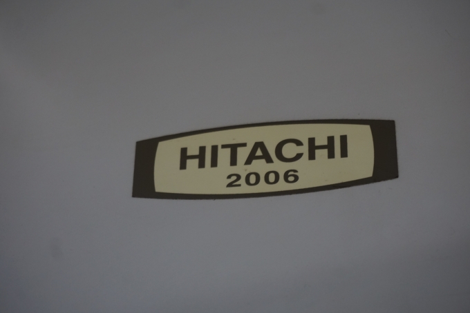 鉄道乗車記録の写真:車両銘板(4)        「東武鉄道 51058
日立2006」