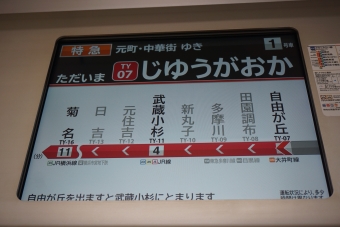 渋谷駅から横浜駅:鉄道乗車記録の写真