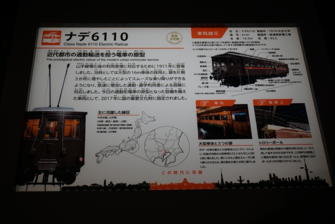 鉄道乗車記録の写真:旅の思い出(21)        「ナデ6110」