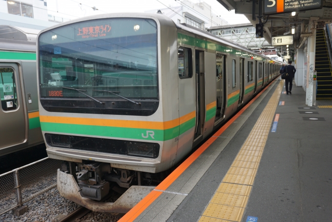 鉄道乗車記録の写真:乗車した列車(外観)(7)        「JR東日本 クハE231-6040」