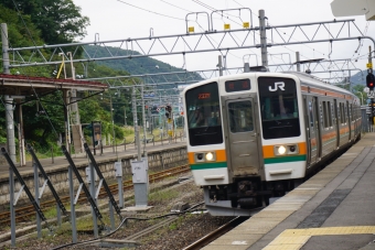 水上駅から渋川駅の乗車記録(乗りつぶし)写真