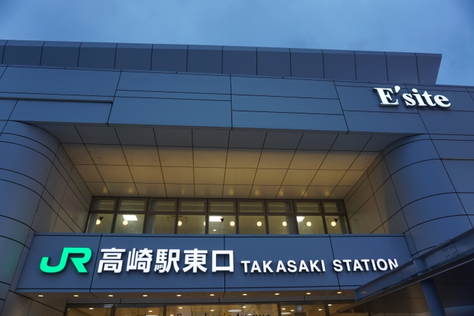 鉄道乗車記録の写真:駅舎・駅施設、様子(2)        「高崎駅東口」