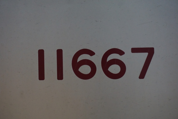 鉄道乗車記録の写真:車両銘板(2)        「東武鉄道 11667」