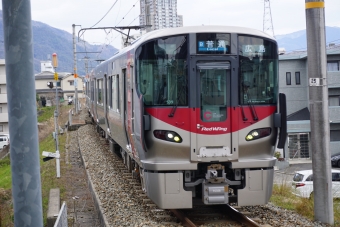 大町駅から横川駅の乗車記録(乗りつぶし)写真