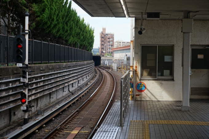 鉄道乗車記録の写真:駅舎・駅施設、様子(13)        「天王寺側の風景」