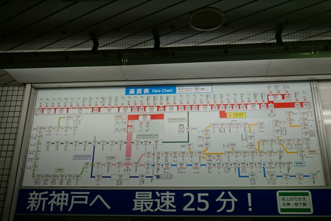 鉄道乗車記録の写真:駅舎・駅施設、様子(7)        「有馬温泉駅きっぷ運賃」